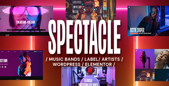 Spectacle – Music WordPress Theme