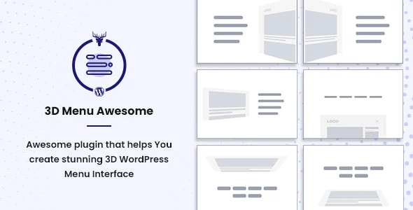 Stunning 3D Off Canvas Menu WordPress Plugin – 3D Menu Awesome