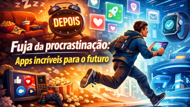 Aplicativos de produtividade: pessoa organizando tarefas no celular e notebook