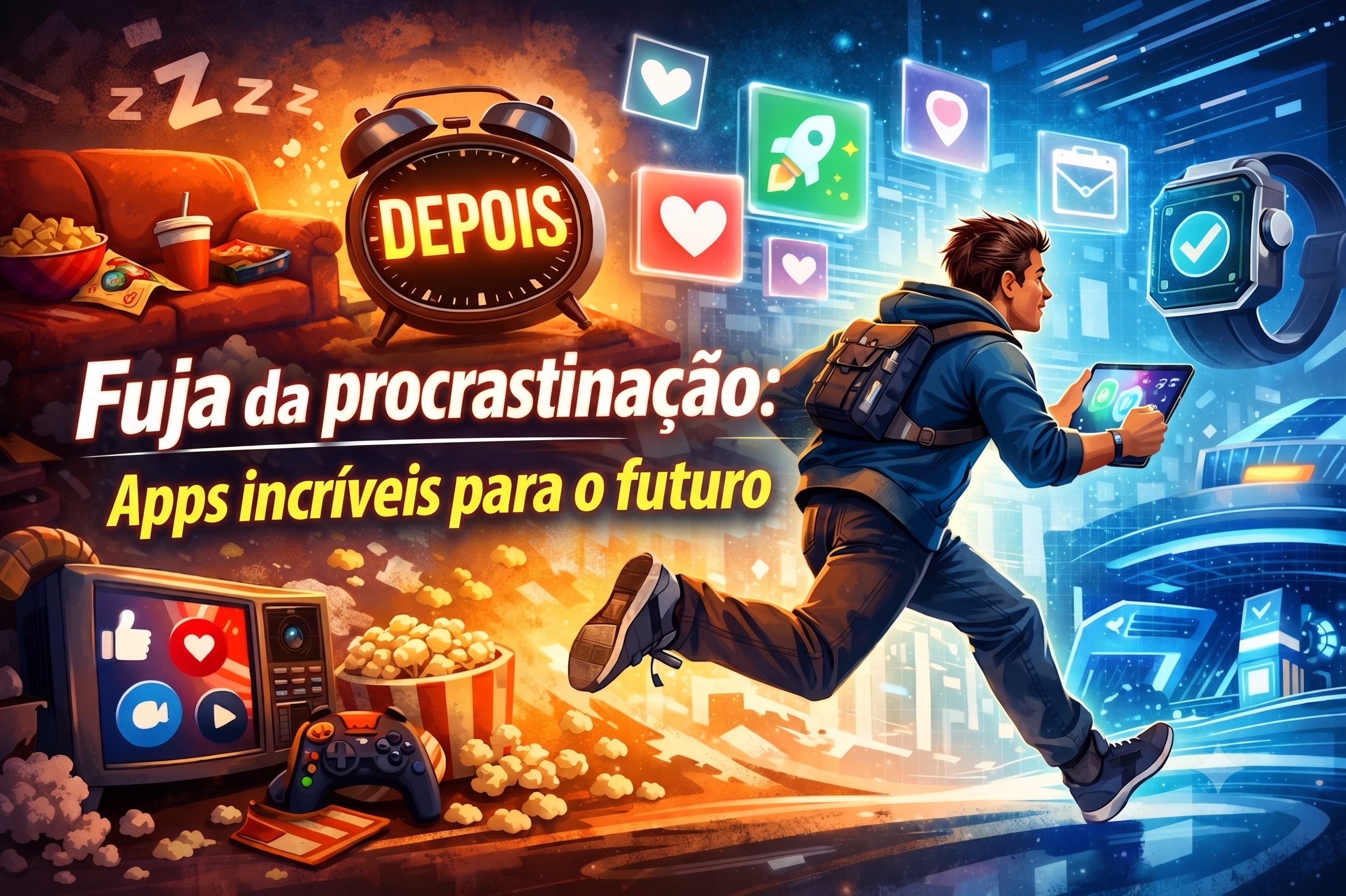 Aplicativos de produtividade: pessoa organizando tarefas no celular e notebook