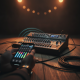 Soundcraft Ui24R sendo controlada por Wi-Fi via celular durante um show
